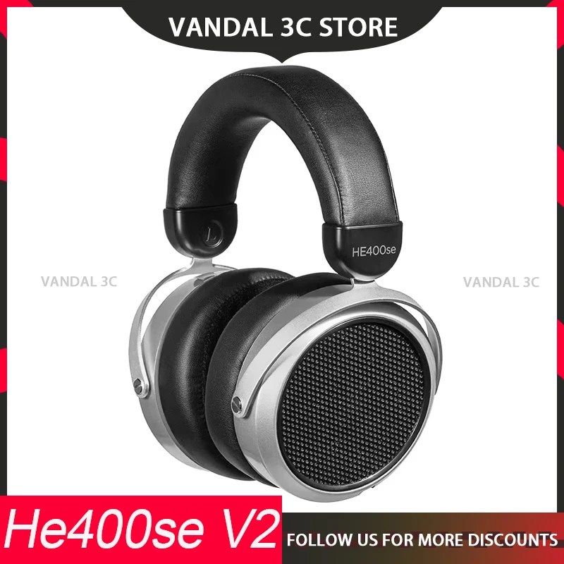 Originálne slúchadlá Hifiman HE400SE V2 Stealth Magnet nad uši planárne slúchadlá s otvoreným chrbtom OTRODYDODYNAMIC