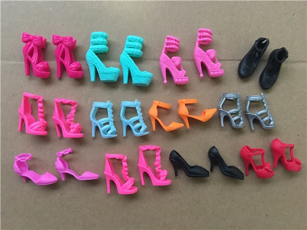 Originálne topánky princeznej pre bábiky pre 1/6 bábik módy módne ženské bábiky High-Heels Casual Shoes Dolls Accessories