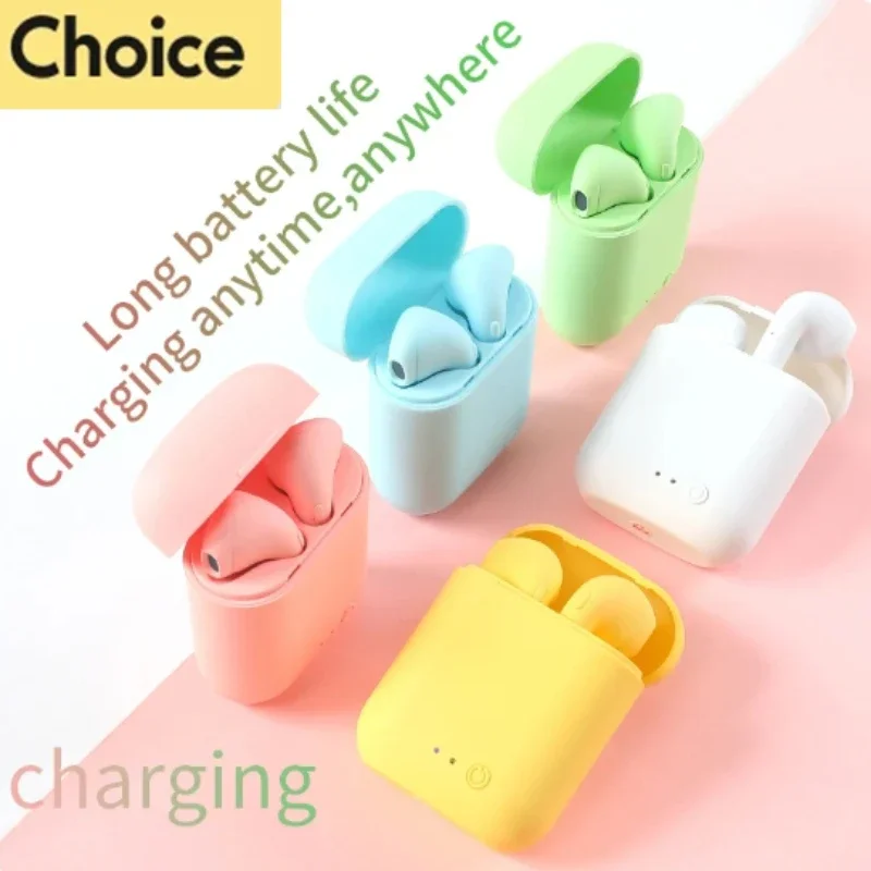Originálne TWS I12 Macaron Wireless Bluetooth Mate Sport Binaurálne slúchadlá bezdrôtových slúchadiel Bluetooth slúchadlá