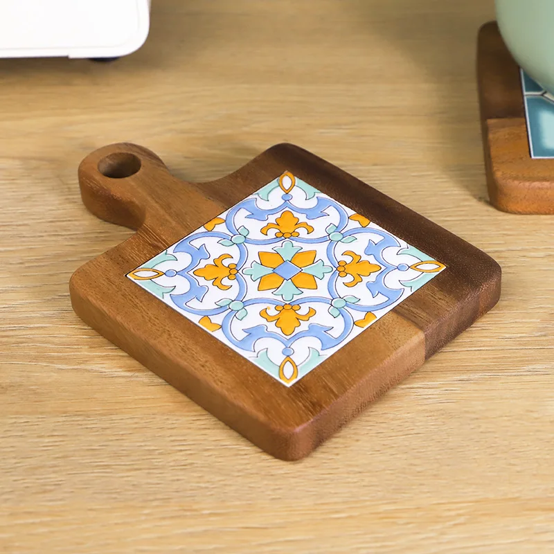 Originálne tácky na dekoráciu šálok kávy a doplnky pre stolovú šálku podložky Drink Coaster & Tea Guesses Drinks stojan na hrnčeky