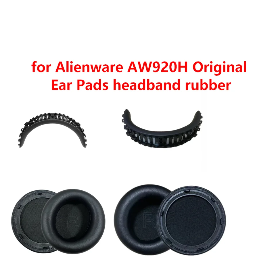 Originálne ušné podložky pre Alienware AW920H Bezdrôtové slúchadlá EarMuffs čelenka gumové uši kryty ušných vankúše