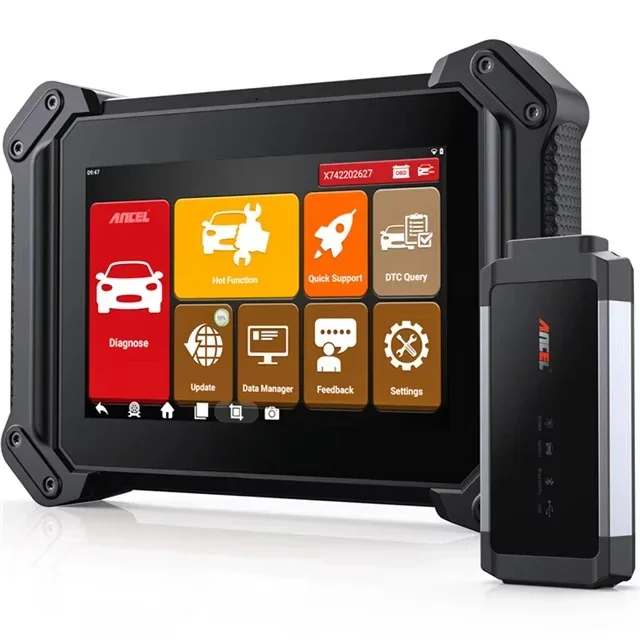 Originálny Ancel V6 Pro OBD2 BT Diagnostický nástroj na skenovanie CAR CELÝ SYSTÉM 25+RESET IMMO KEYS ACTION TEST OBD2 Automotive Scanner