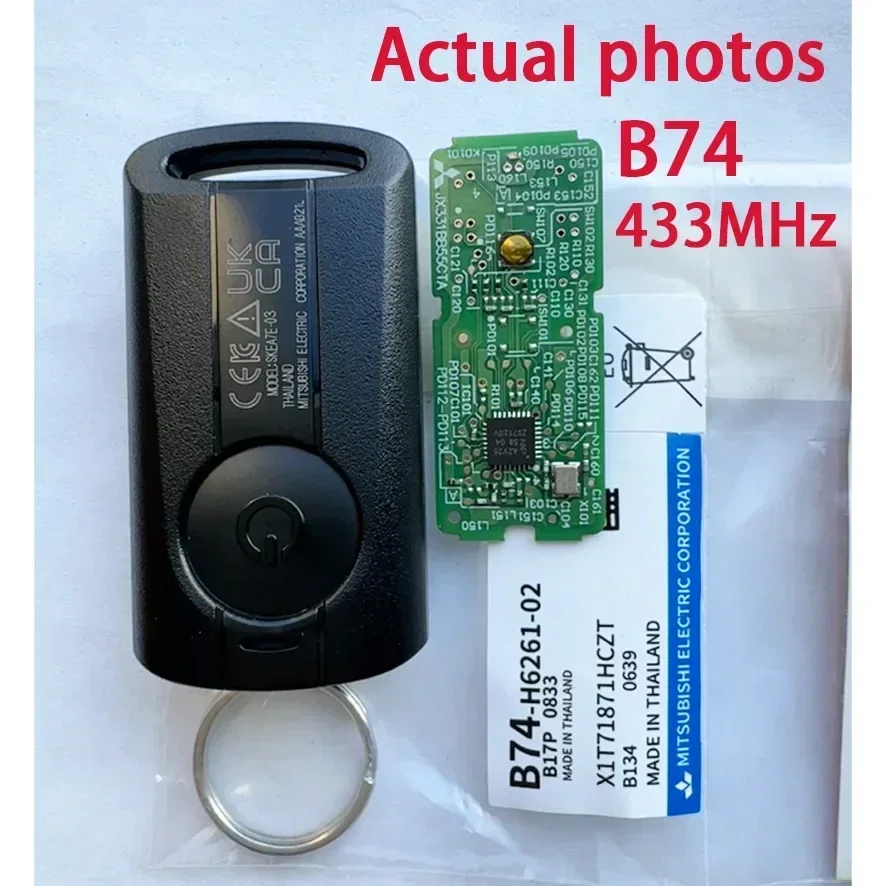 Originálny B74 434MHz FOB Keyless Smart Key pre Yamaha Aerox Fazzio Freego Xmax Filano Lexi Nmax 2020 Nový štýl