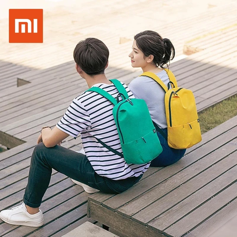 Originálny batoh Xiaomi 10l 20L BAG Mestský voľný čas Športové vrecká na hrudi Light Hmotnosť malej veľkosti unisex Rucksnach