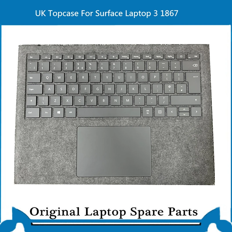 Originálny bod prenosného počítača pre laptop Microsoft 3 prenosný počítač 4 1867 C Zostava prípadu ES FR UK Verzia
