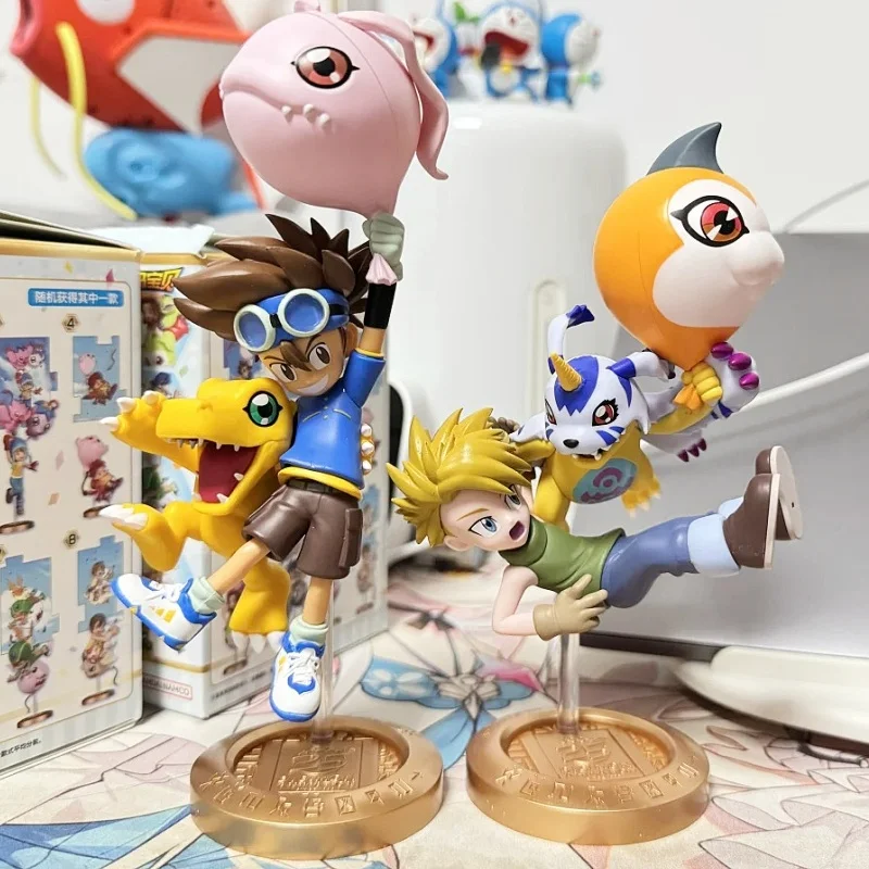 Originálny Digimon 25. výročie balónu Adventure Series Blind Box Yagami Taic Anime Postavy Zhromažďovanie hračiek Darček