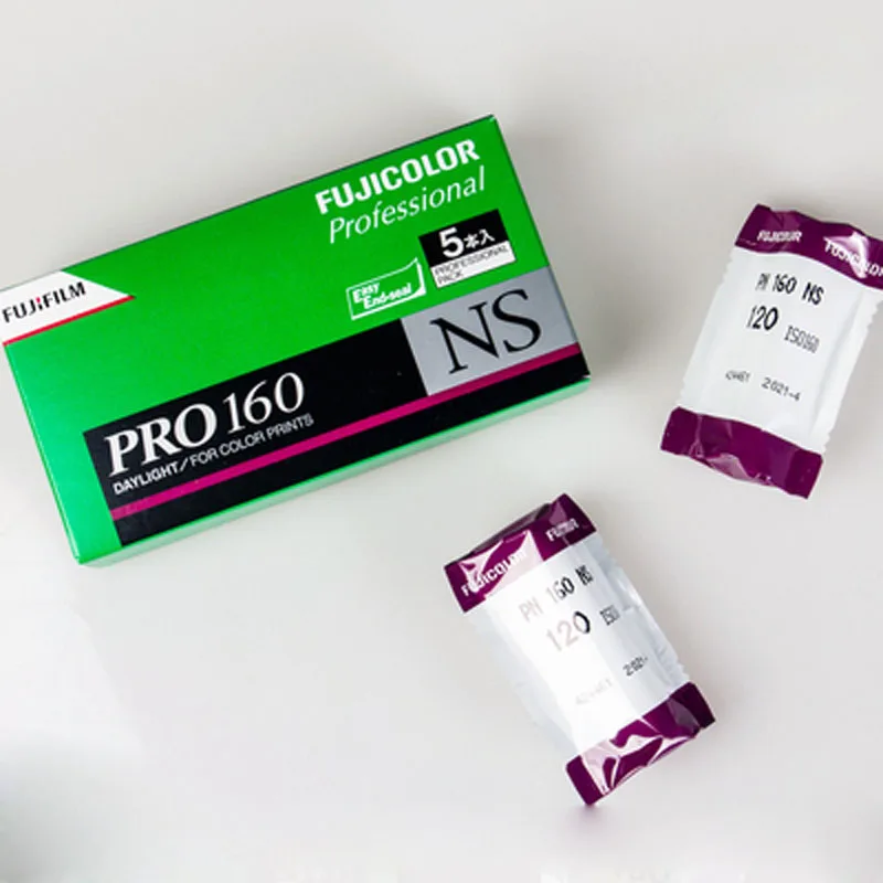 Originálny Fujifilm Pro160ns 120 Film Color Negative Film Retro Camera Persention Time (7.2023)