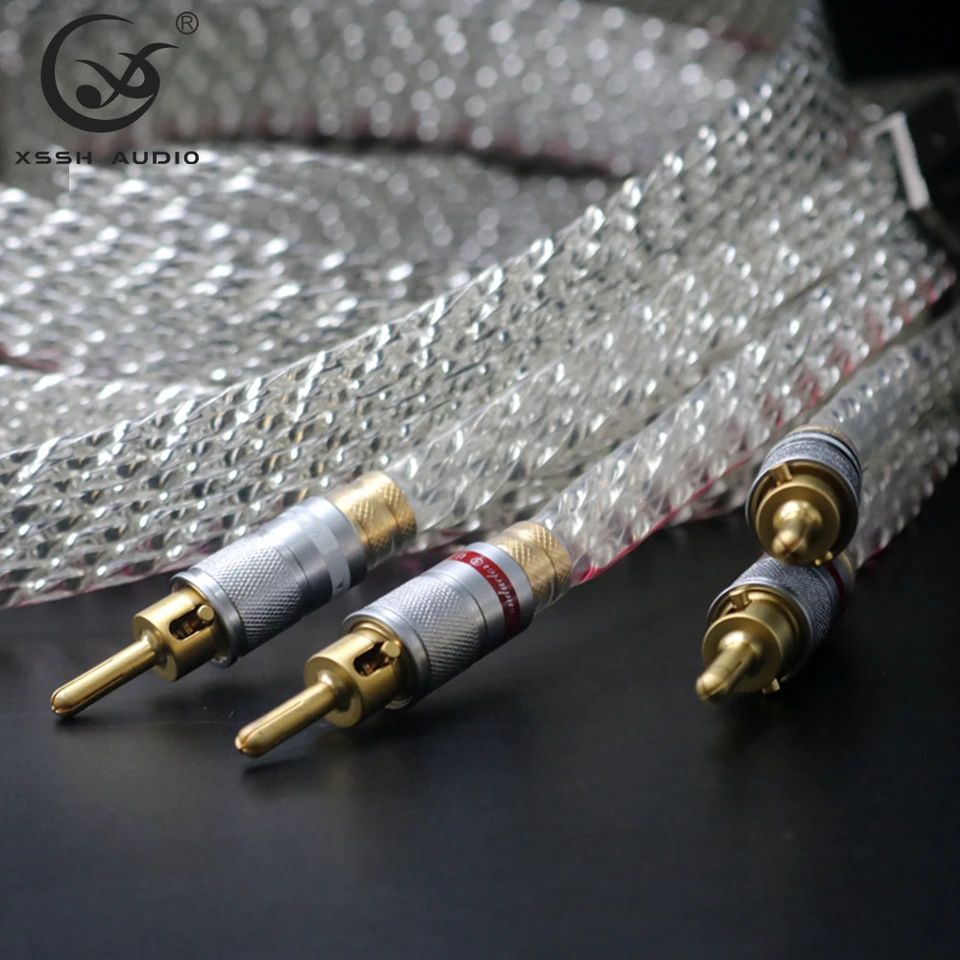 Originálny hi-end 1Pair reproduktor drôtený kábel Yivo Audio DIY SP-108FS OD 25*3 mm plochý medený káblová čiara reproduktora HIFI