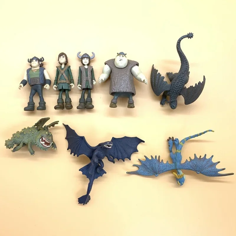 Originálny hromadný tréning vášho draka anime figúrka dinosaur bez zubov Night Fury Figures Model Ornament Kids Hračky