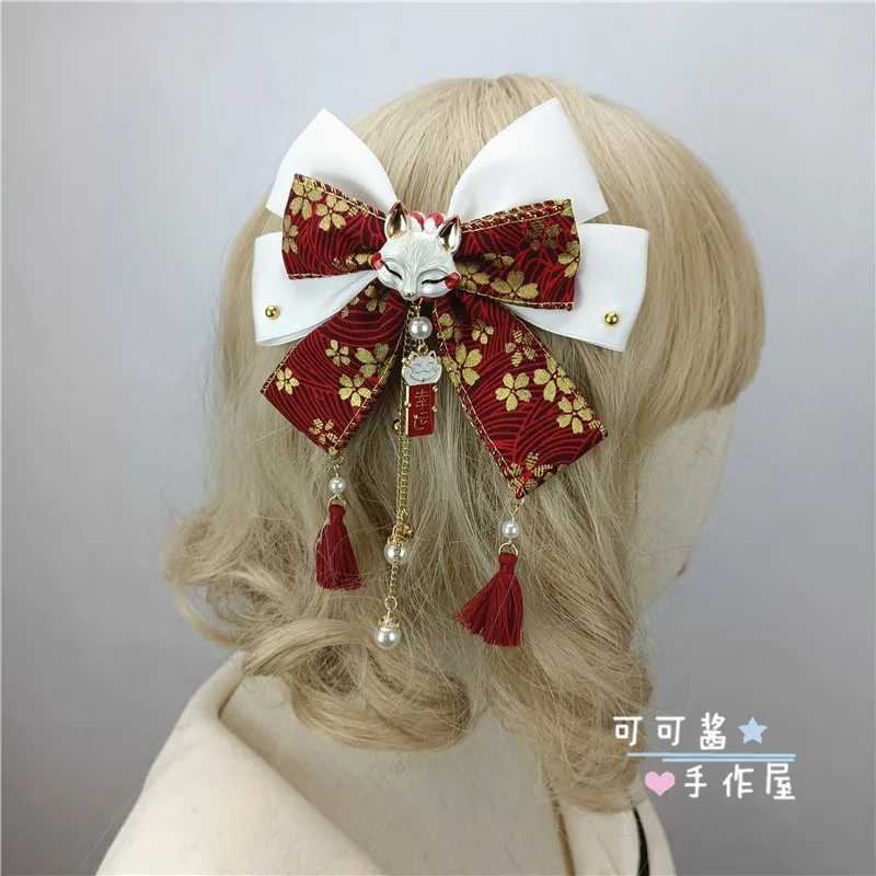 Originálny japonský kimono a veterný bowknot voči naši