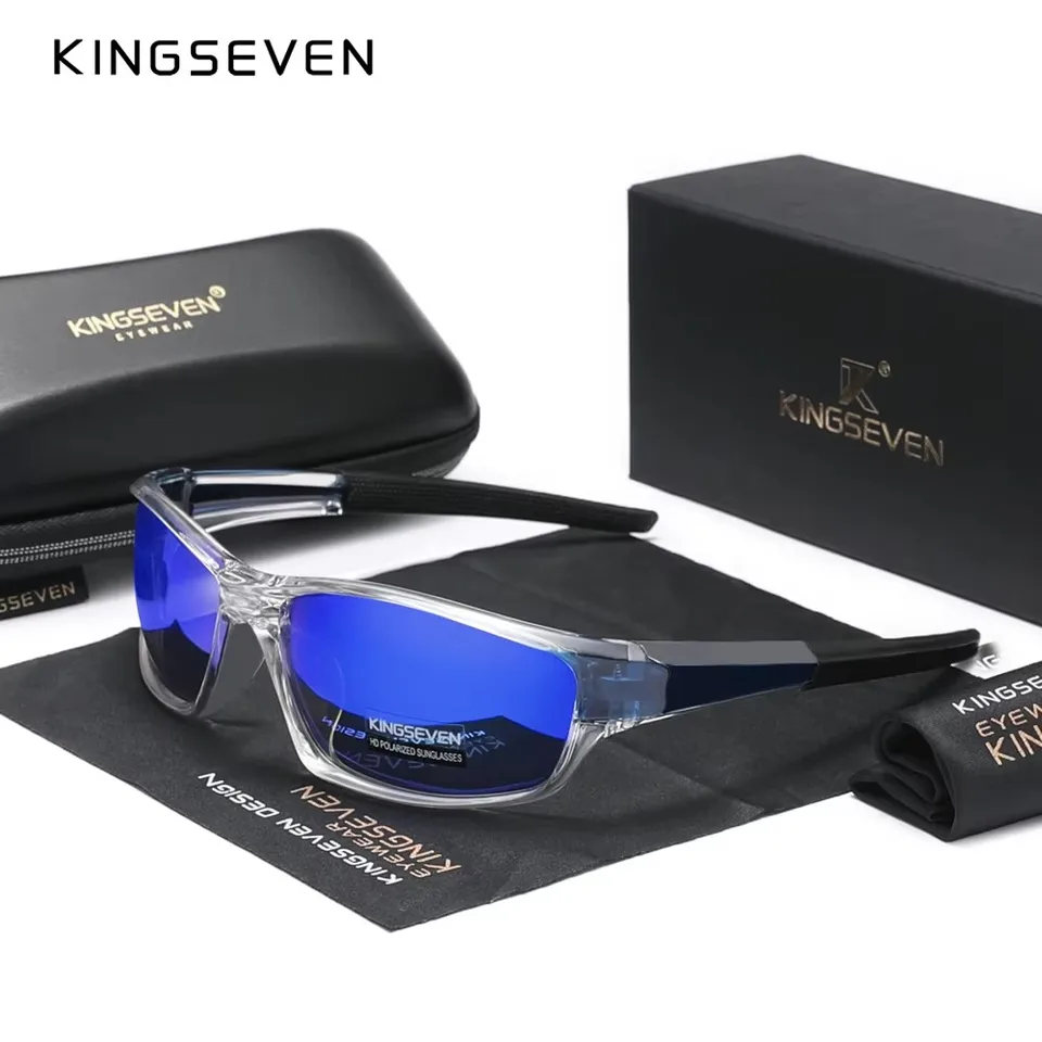 Originálny Kingseven nový 2024 Dizajn Pánske športové polarizované slnečné okuliare Ženy UV šošovky módne okuliare Oculos de Sol