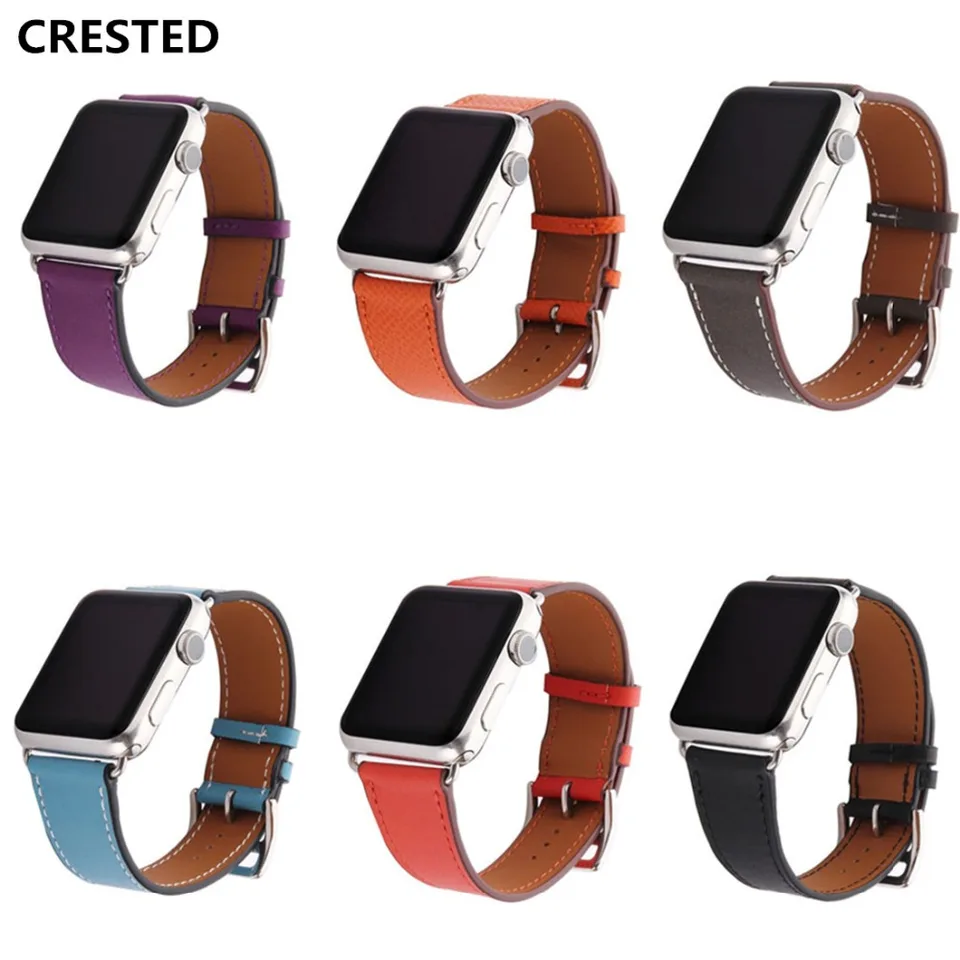 Originálny kožený remienok pre Apple Watch Band 44mm/40 mm Iwatch 42 mm 38 mm náramok hodiniek Apple Watch 4 3 5 SE 6 7