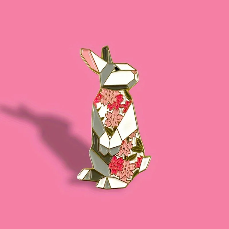 Originálny králik smalt pin zajačik smalt pin bunny kolíky Bunny darček pre milovníka králikov