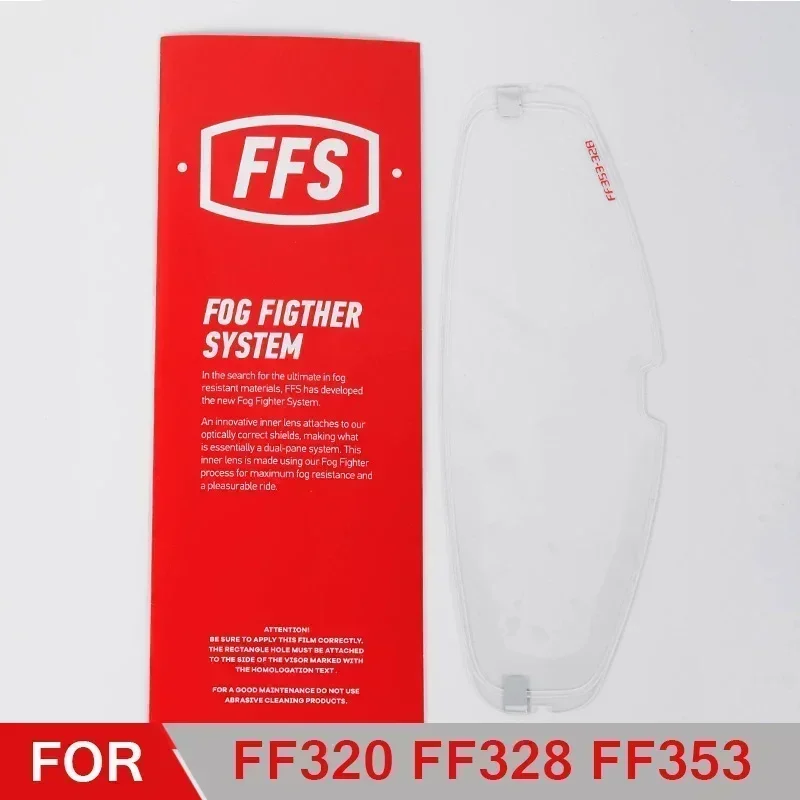Originálny LS2 FF353 Prilba v prilbe Clear Anti-FOG Patch vhodná pre LS2 FF328 FF800 FF320 Helme Helma LEN Proti-FOG FILM