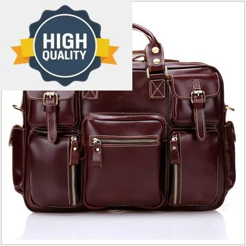 Originálny luxusný taliansky kožený kufrík Big Business Bag 15 