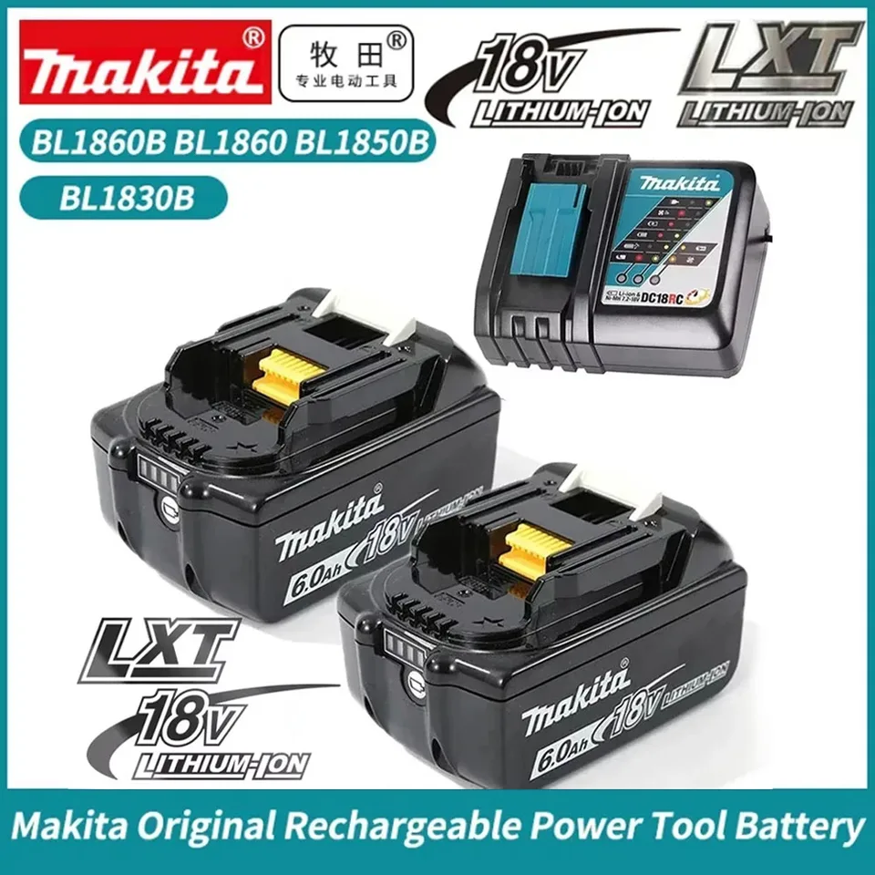 Originálny Makita 6AH/5AH pre Makita 18V batéria BL1830B BL1850B BL1850 BL1860 BL1860B na výmenu litijskej batérie MAKITA 18V