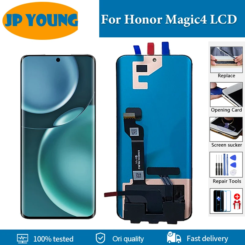 Originálny OLED For Huawei Honor Magic4 LCD Display Panel Panel Digitalizátor pre Honor Magic 4 LGE-An00 LCD DISPALE REPALCE
