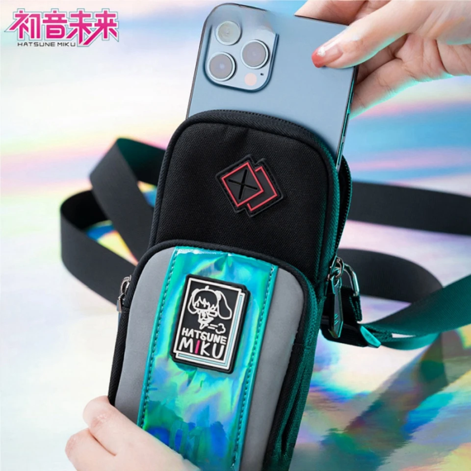 Originálny originálny hatsune miku beh behalka vrecko na rameno Miku sekundárne anime periférne športové športové ramená tašky v taške