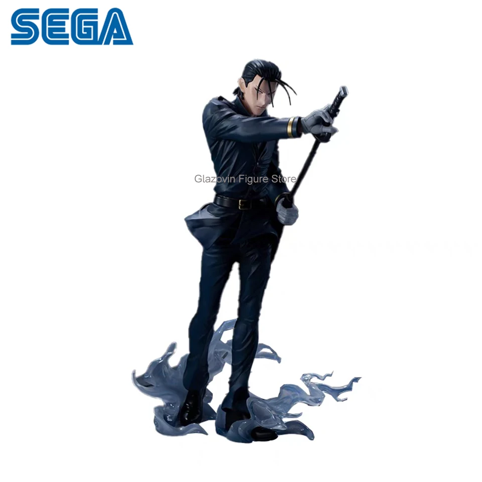 Originálny originálny sega rurouni kenshin 21cm Saitou Hajime stojaci postoj PVC Collectible Model Hračky pre deti darčeky Glazovin