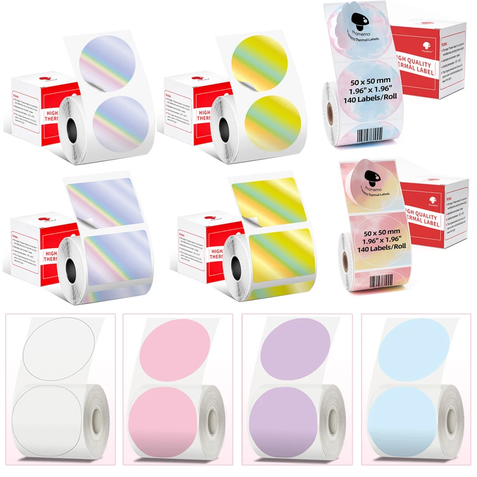 Originálny phomemo laserový štítok strieborného zlata pre M110 M220 M221 M120 DIY Logo Tag