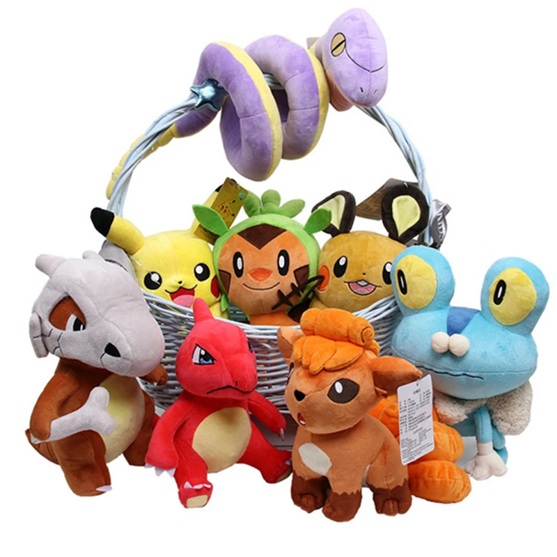 Originálny pokémon Pikachu plyšová hračka Doll Gengar Sorlax Squirtle Charizard Kawaii plyšové mäkké roztomilé kreslené hračky pre deti darček