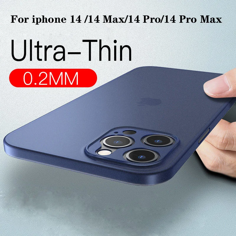 Originálny priesvitný ultra tenký matný puzdro pre iPhone 14 Pro Max 14 Plus Frosted Phone Cover pre iPhone 14Pro Max telefónny puzdro