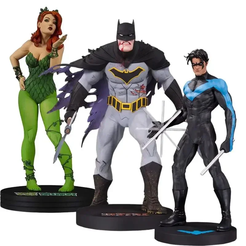 Originálny seriál DC Nightwing Death Metal Batman Green Poison Ivy Action figure pre bábiku Model Socha Desktop Collection Birthday Darček