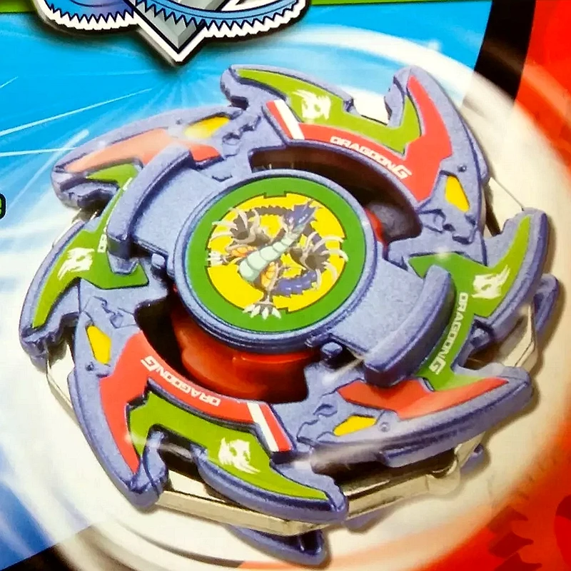 Originálny spin Top Beys Dragoon G A-89 Metallic Blue Verzia zapečatená originálny rok 2005