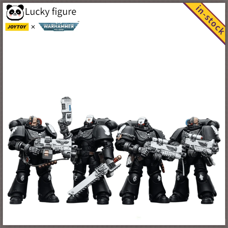 Originálny v sklade Joytoy 1/18 40K Action Obrázok (4 kusy/set) Iron Hands Assault Inscessor Game Model Model Zhromaždenie