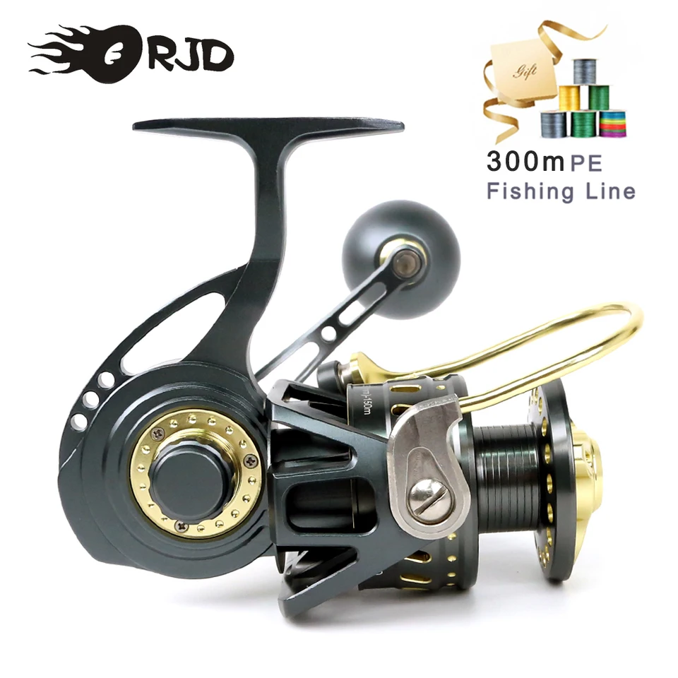 ORJD NOVINKA All Metal Cool Spoling Regning Reel 5000-10000 Series 12+1BB 4,7: 1 pomer prevodových stupňov Max