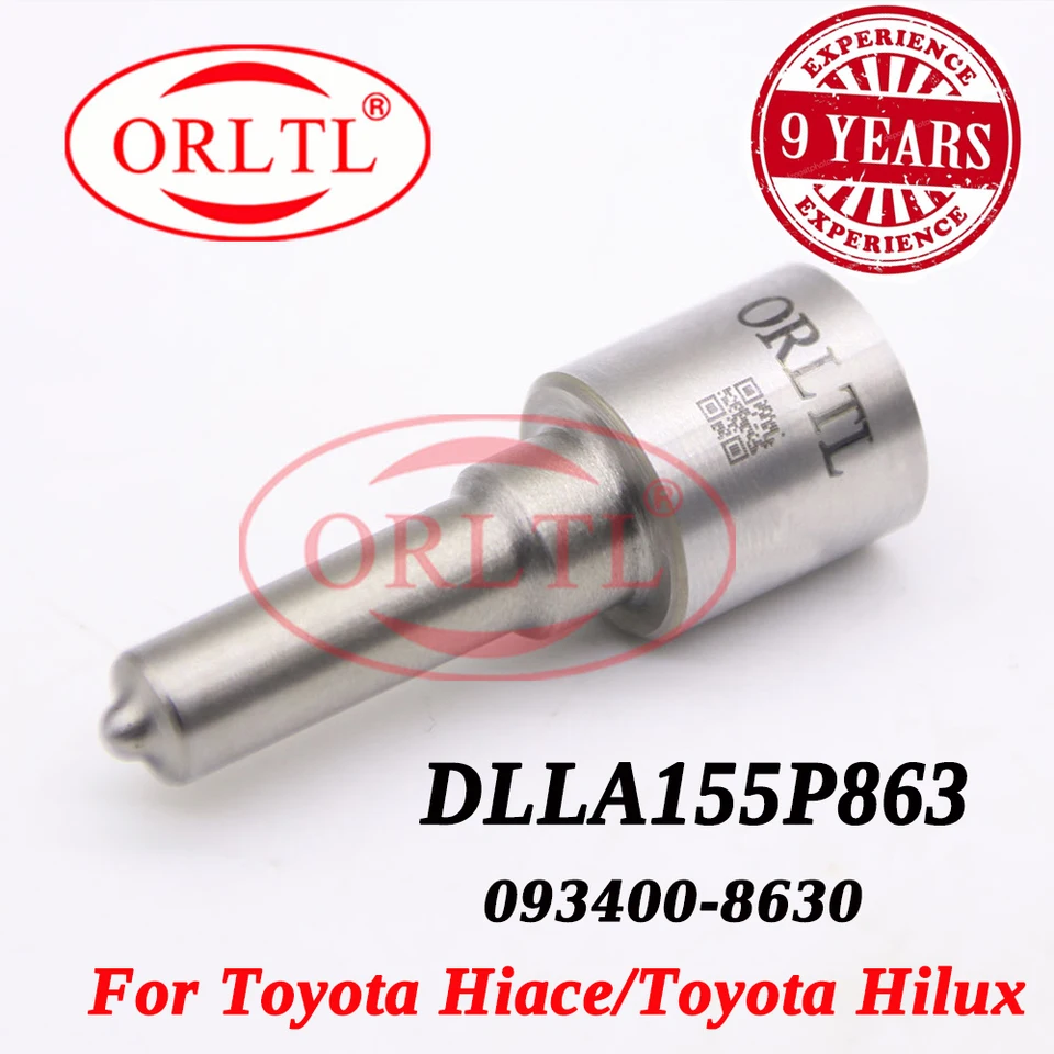 Orltl Diesel Injector Dysle Dysle DLLA155P863 Injector Tinktor SPREAPER pre denso vstrekovač 095000-5921 095000-5920 095000-59219X