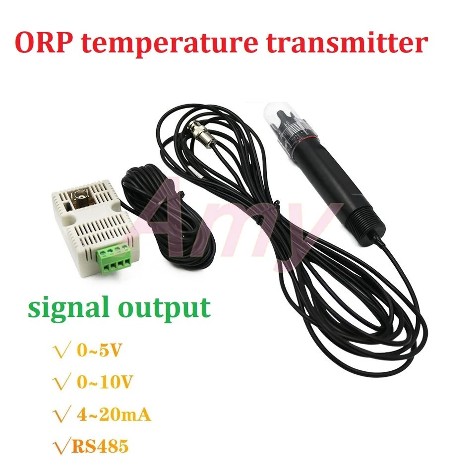 ORP Redox Potenciálny senzor ORP Meter Monitorovanie kvality vody 0-5V 0-10V 4-20MA RS485 s kompenzáciou teploty