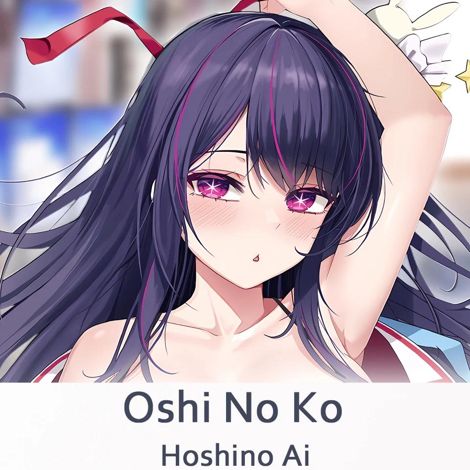 Oshi no ko hoshino ai nahida dakimakura waifu vankúš 2-strany tlače vankúšový puzdro hing telesný kryt Otaku darček