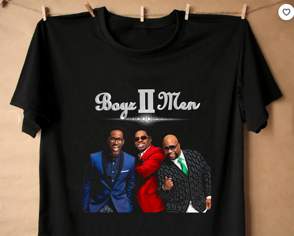Oslava Boyz II Men Band Smile T tričko Retrotee Muži a ženy S-4XL II171