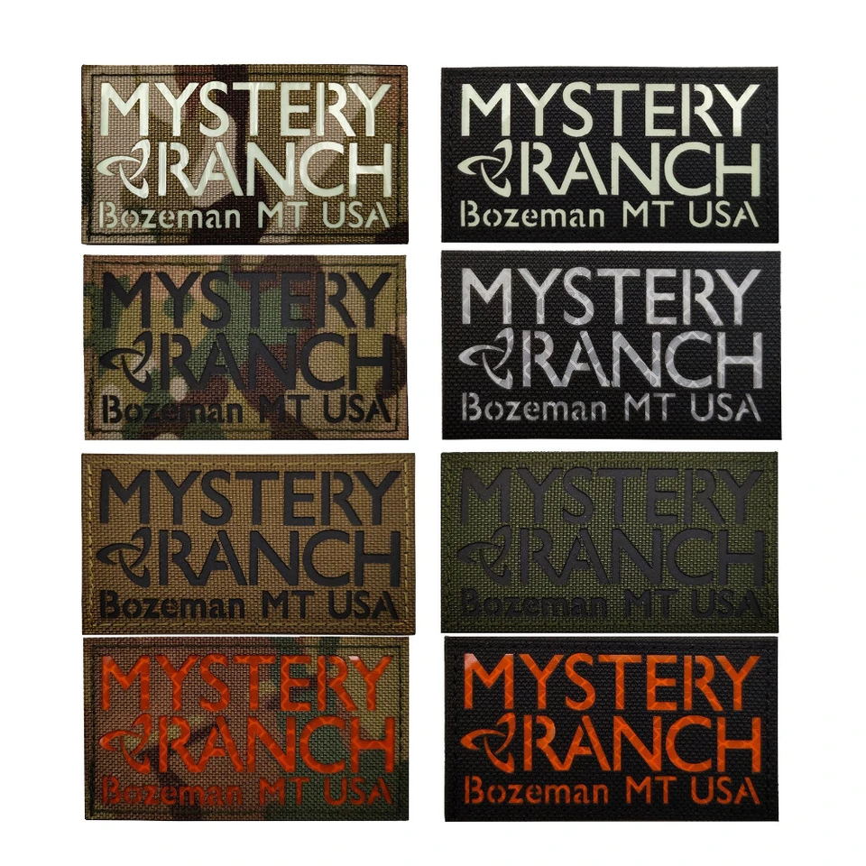Osobnosť Outdoor Bald Sticker Mystery Ranch Insignia laser vyrezávaná náramok Ir reflexná svetelná záplata Tactický morálny odznak