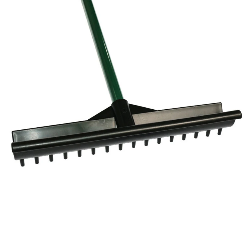Osobný golfový piesok bunker hrable hlava Štandardný profesionálny piesok pasca na ihrisko Záhrada Listy Landscape Raking Nástroje Čierne
