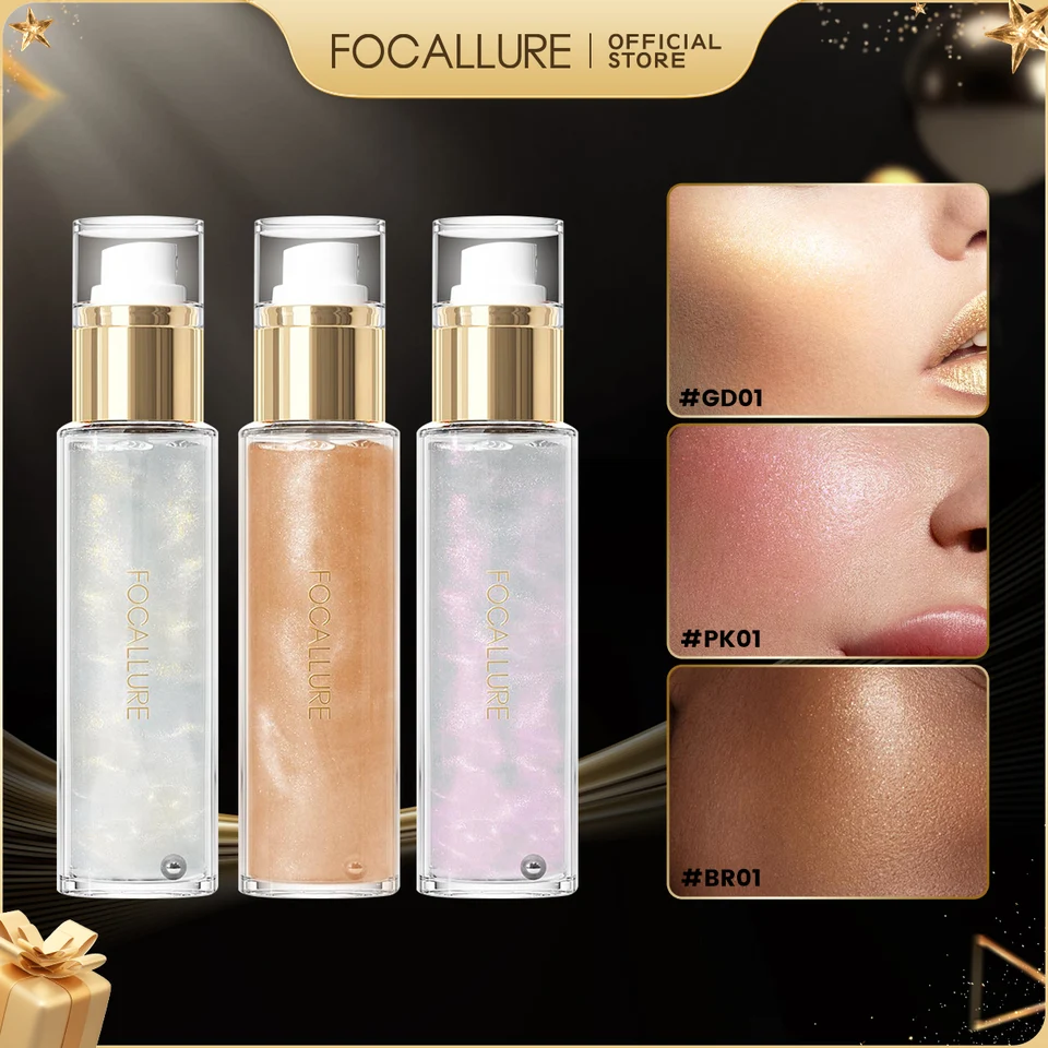 Ostrelenie Glitter Body Spray Parlescent Dlhodobý nastavovací sprej sprejový hydratačný morská panna zvýrazňovacia make-up kozmetika tváre