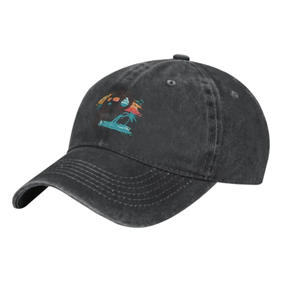 Ostrovné dievčatá počúvajú hudobnú módu Classic Cotton Trucker Hat Summer Dad Cowboy Cap Outdoor Fľaša basketbalové čiapky