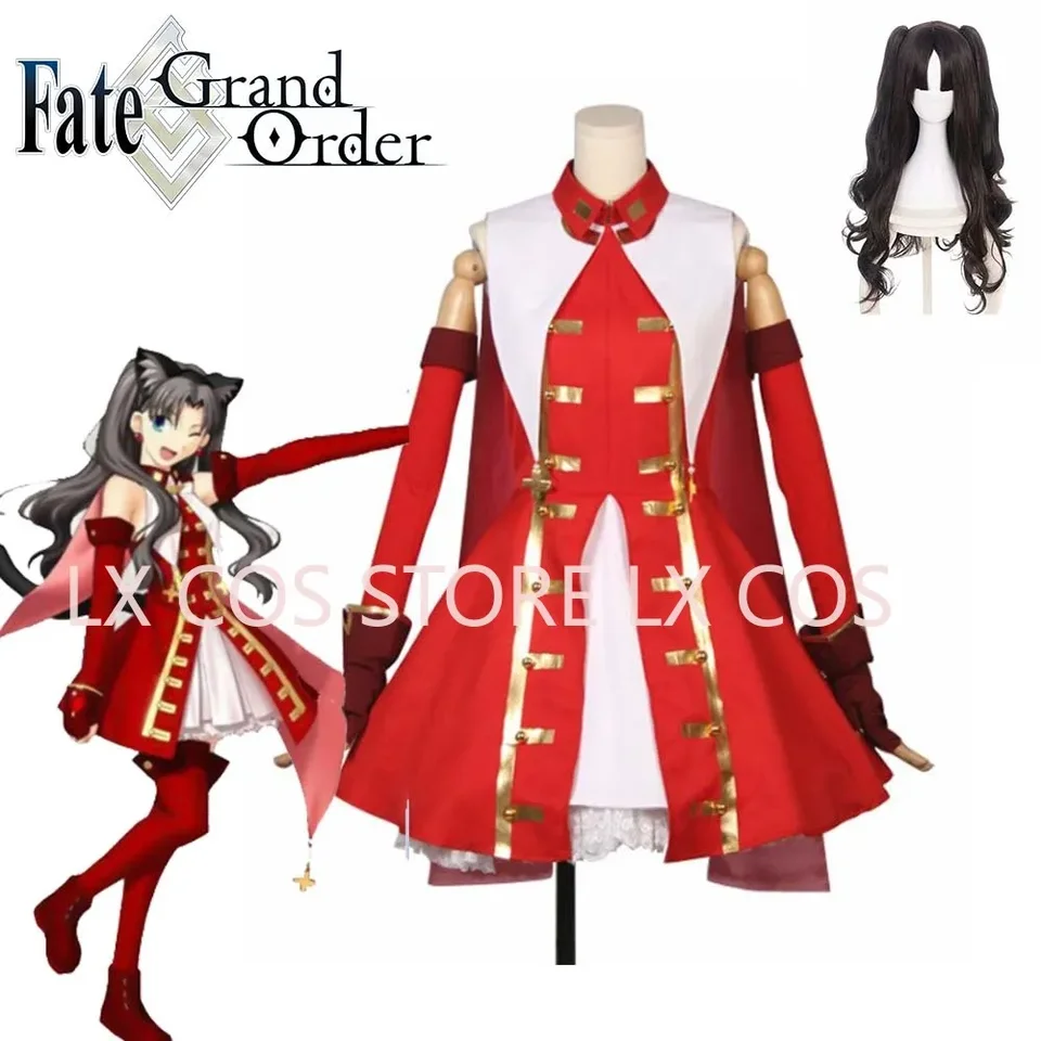 Osud/Grand Order Tohsaka Rin Cosplay kostým Nový rok vianočné kostýmy anime oblečenie