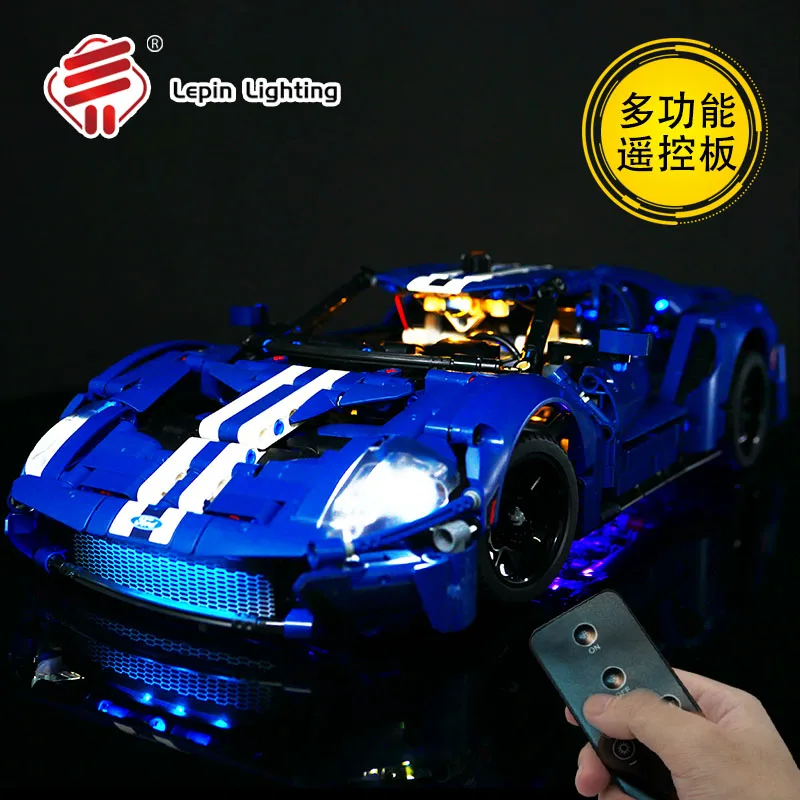 Osvetlenie stavebného bloku LP je vhodné pre LEGO 42154 Mechanical Set Ford GT Sports CAR LED modifikované osvetlenie diaľkového ovládača