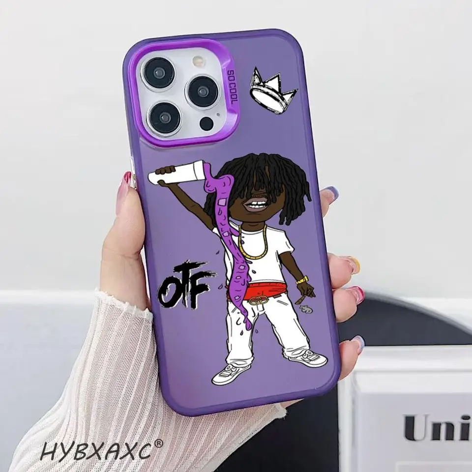 OTF Rapper K-King von Farebný puzdro pre telefón pre iPhone 15 Pro Max 14 11 12 Pro 15 Plus 13 Pro Max XR XS Striebro