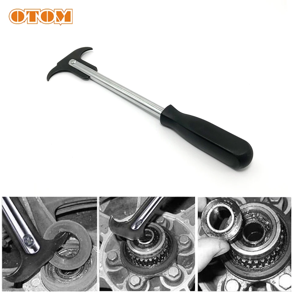 OTOM Motorcycle Cork Tesnenie predného šokového tlmiča Oil Oil Tesnenie Tesnené tesnenie nástroja na odstraňovač sťahovača pre Honda KTM Yamaha Kawasaki RMZ