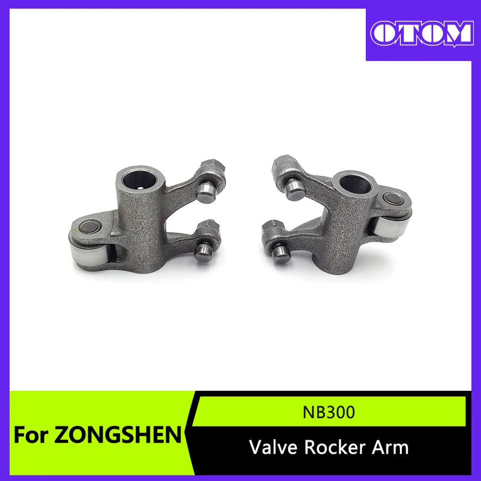 Otoma motocyklového ventilového ventilu Rocker ARM pre Zongshen NB300 300 ccc ZS174MN-5 4T vodoterné časti motora, ktoré sú chránené, výfukové ventily v teréne