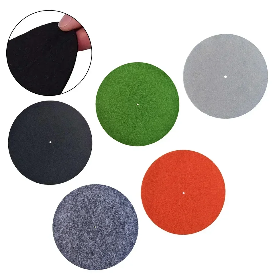 Otočná mata plstená rekordná podložka Anti-Slip Protection Mat pre fonograf vinylové záznamy CD Digitálna tlačená farebná podložka