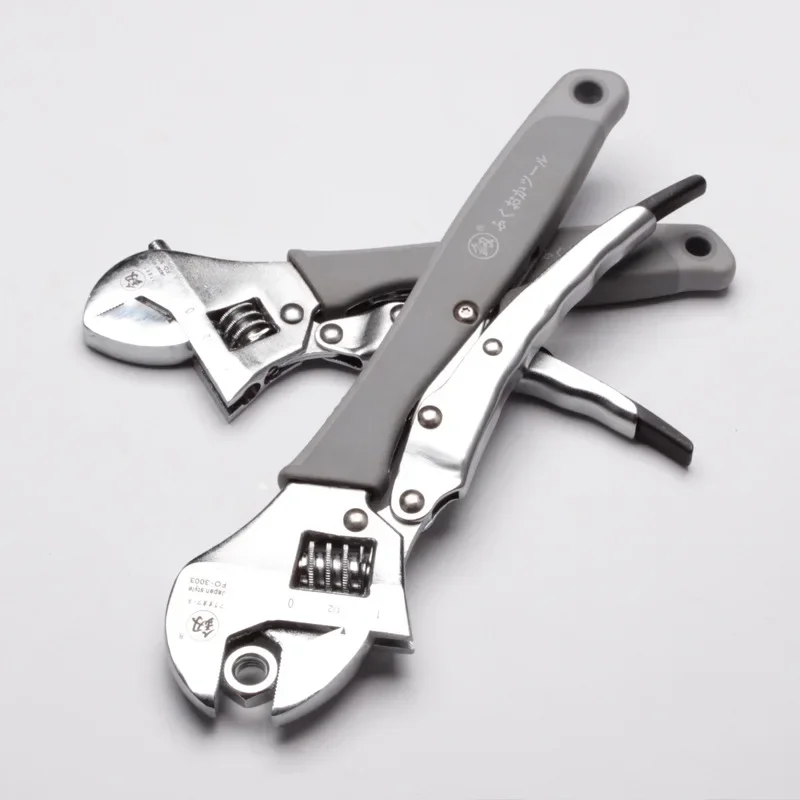 Otvorenie 0-33 mm Universal Spanner Uhlíková oceľ Mechanická dielňa Ručné opravy náradia Priemyselný stupeň Power nastaviteľný kľúč 3
