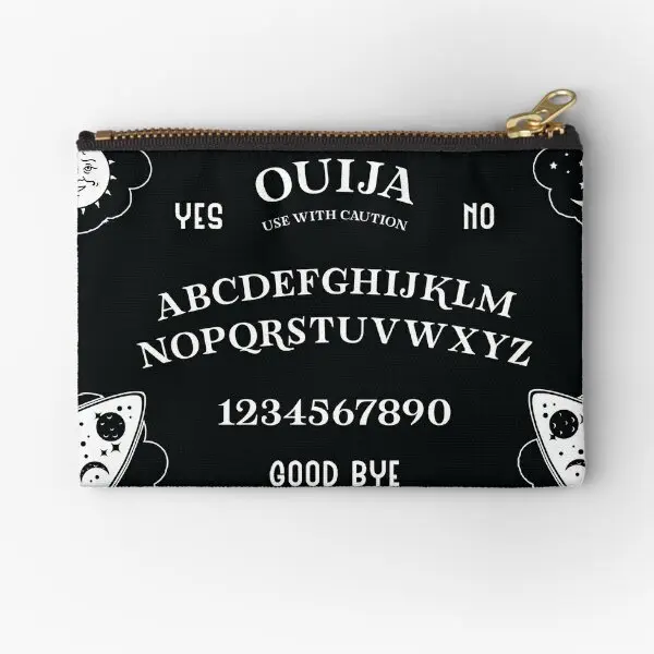 Ouija doska na zipsové vrecká Čisté vrecko ponožky vreckové skladovanie Kozmetické malé mužské nohavičky Pleskové nohavičky peňaženka Coin spodná bielizeň Ženy