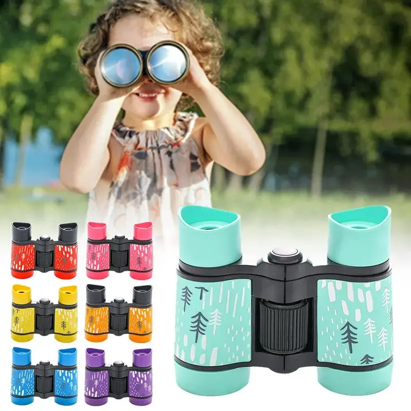 Outdoor Camping Kids Binokulárny ďalekohľad detí vzdelávacie vzdelávanie Telescope Bird Watch Skladacie optické teleskop 4x30mm