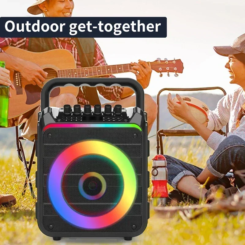 Outdoor prenosné bluetooth reproduktorové línie v USB TF Vstupy Prehrávanie