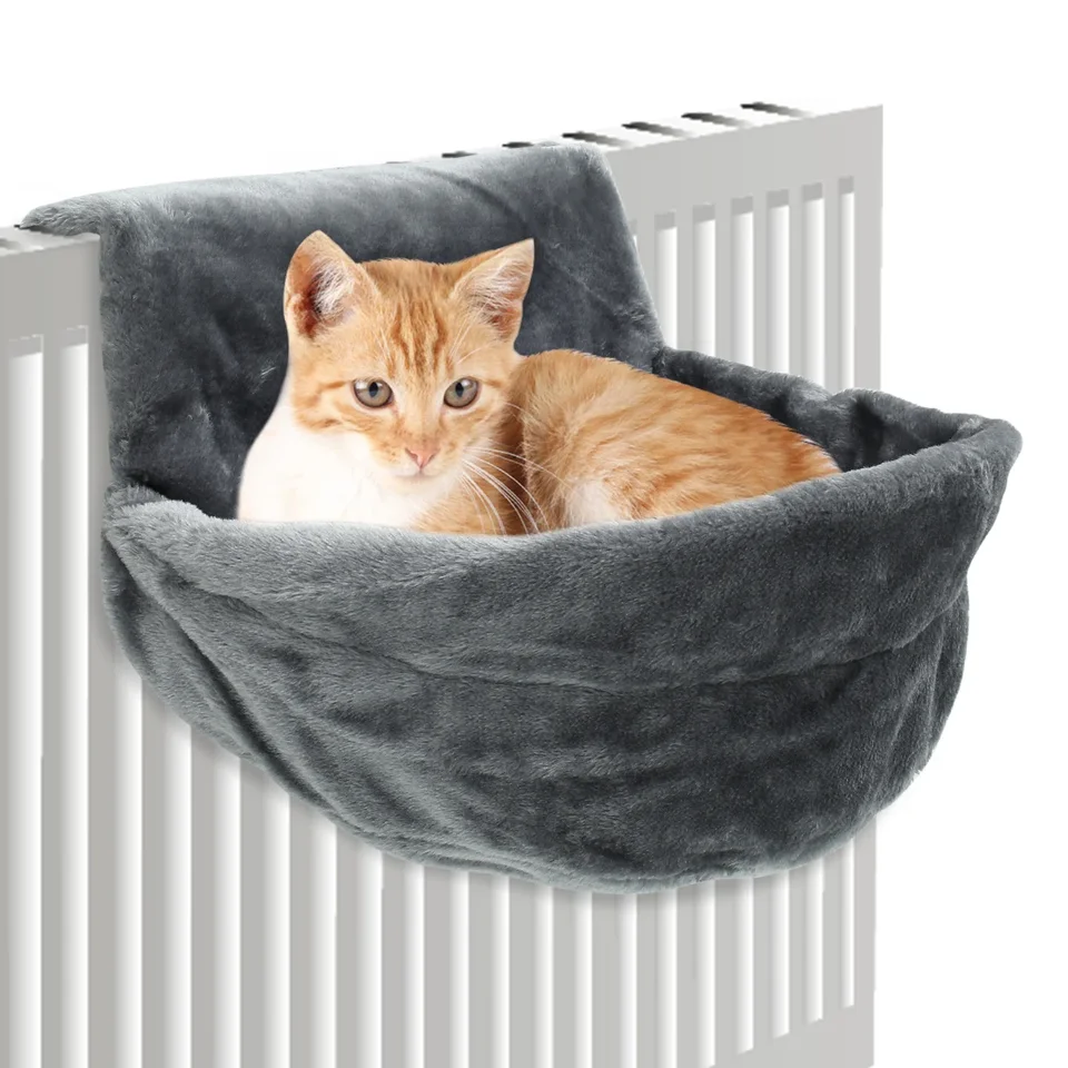 Ouzey mäkké teplé zavesenie mačacie posteľ odnímateľná mačka pre mačku Pet Cat Sleece Fleece Cat Nesk umývateľná prenosná mačka