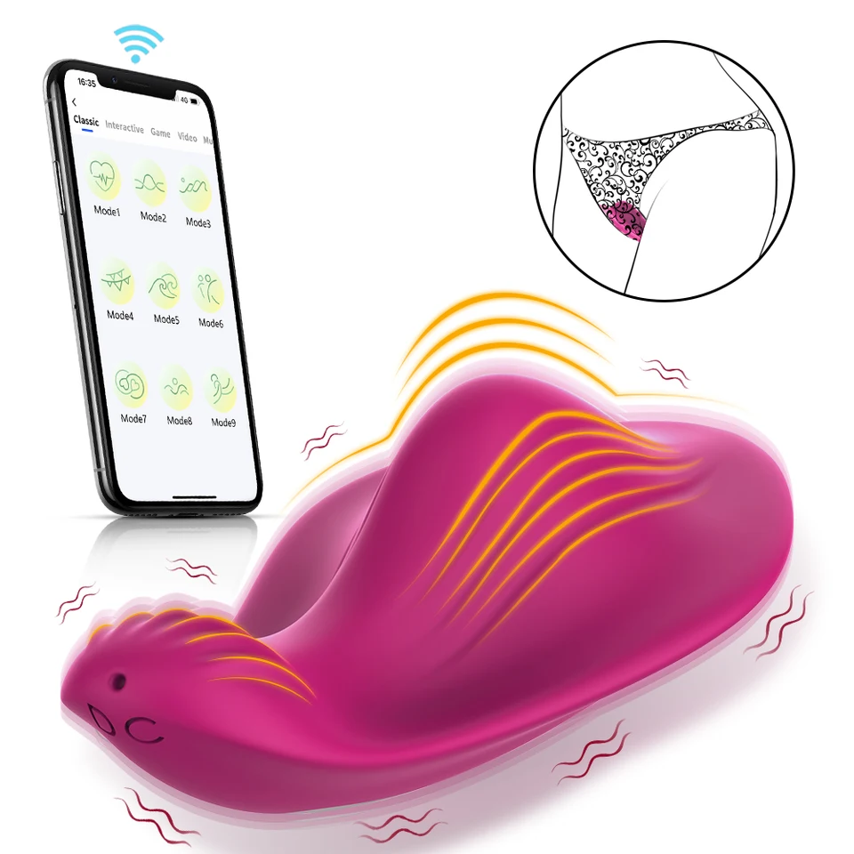 Ovládanie aplikácie Nositeľné nohavičky G Spot vibrátor Dildo Silikón Vibračné nohavičky Clitoral vaginálny stimulátor dospelých Hračky pre dospelé hračky pre ženy